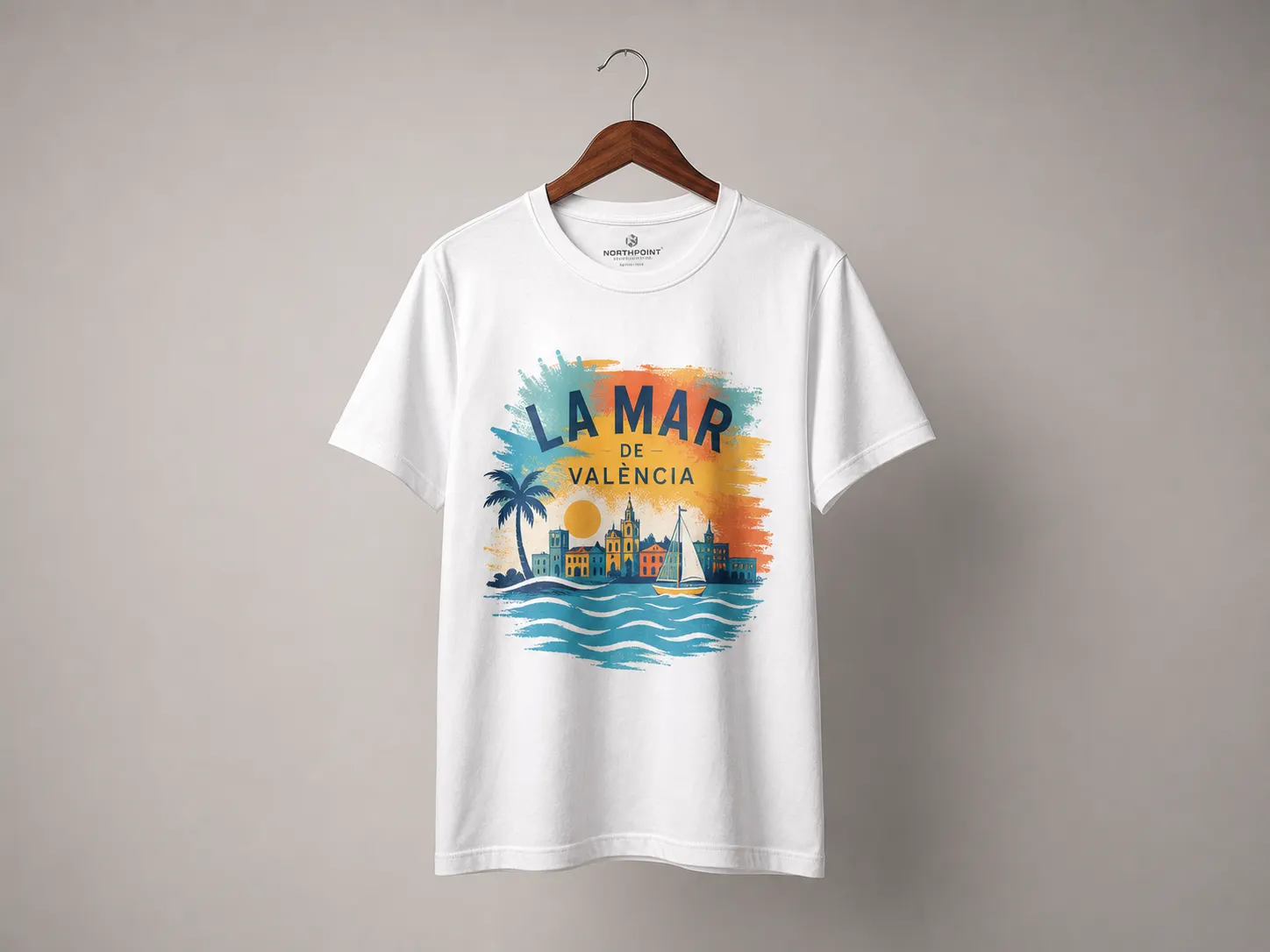 Camiseta única personalizada Valencia - sin pedido mínimo Estampa360
